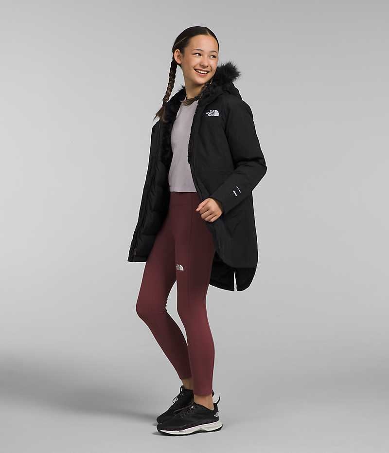 The North Face Arctic Parka Kiz Çocuk Siyah | TÜRKIYE WHZB