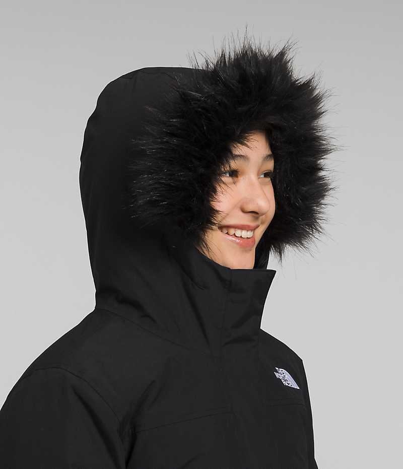 The North Face Arctic Parka Kiz Çocuk Siyah | TÜRKIYE WHZB