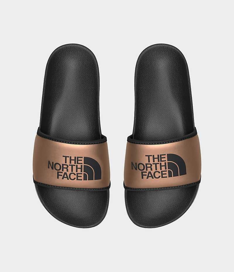 The North Face Base Camp III Metallic Terlik Kadın Kahverengi Siyah | TÜRKIYE HONS