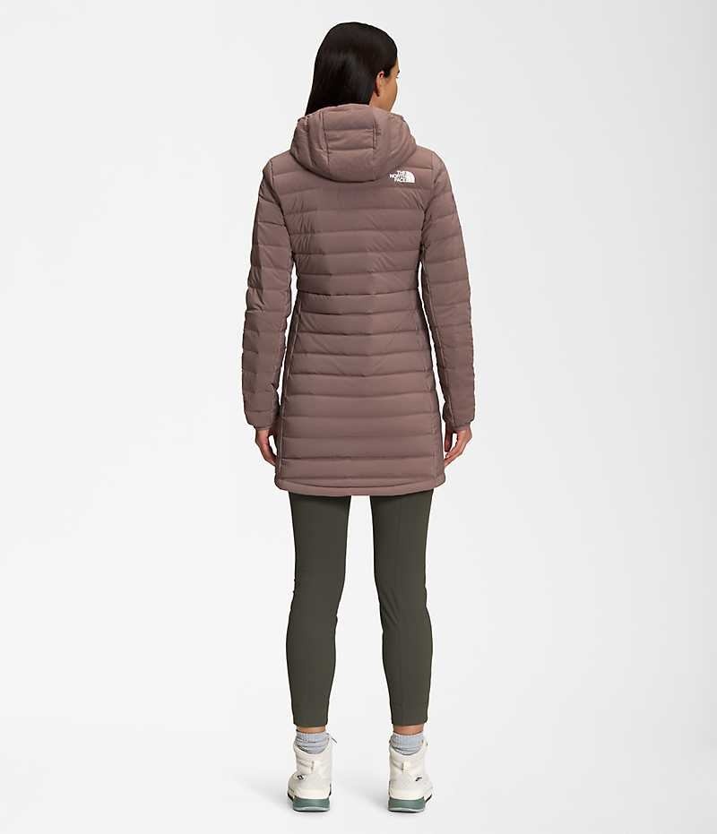 The North Face Belleview Stretch Down Parka Kadın Kahverengi | ISTANBUL OTVX