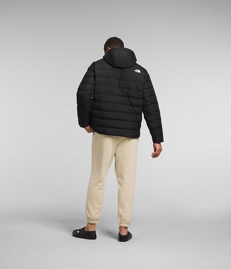 The North Face Big Aconcagua 3 Hoodie Aşağı Ceket Erkek Siyah | ISTANBUL MWDH