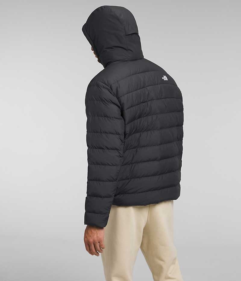 The North Face Big Aconcagua 3 Hoodie Aşağı Ceket Erkek Siyah | TÜRKIYE NFCM