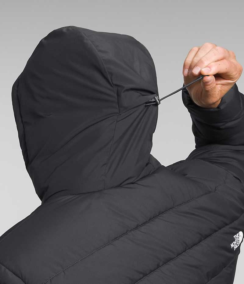The North Face Big Aconcagua 3 Hoodie Aşağı Ceket Erkek Siyah | TÜRKIYE NFCM