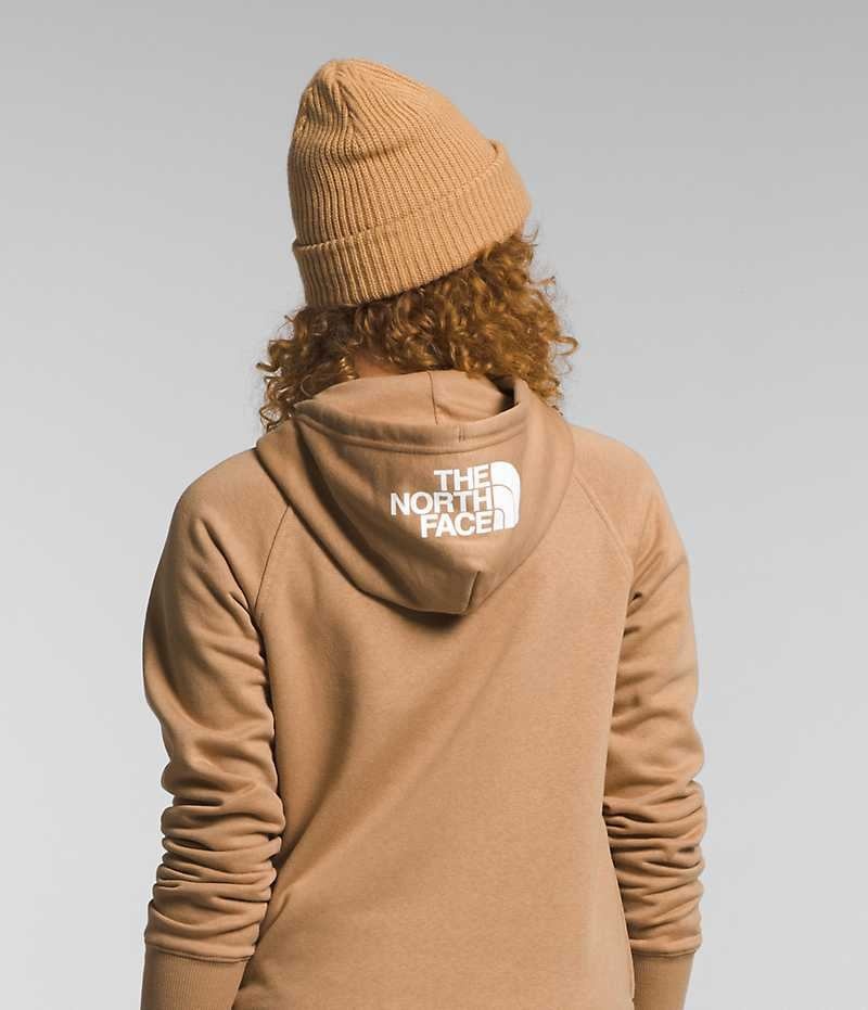 The North Face Brand Proud Full-Zip Hoodie Polar Ceketler Kadın Kahverengi | TÜRKIYE XNAB