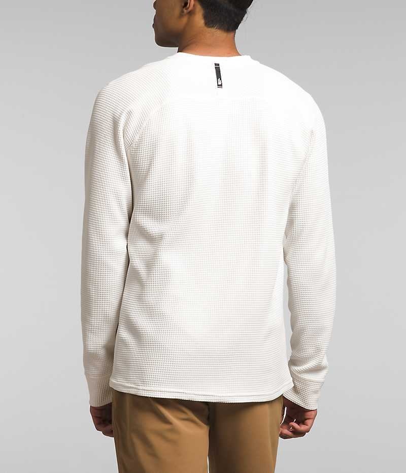 The North Face Canyon Fog Thermal Long Sleeve Henley Tişört Erkek Beyaz | ISTANBUL NAWS