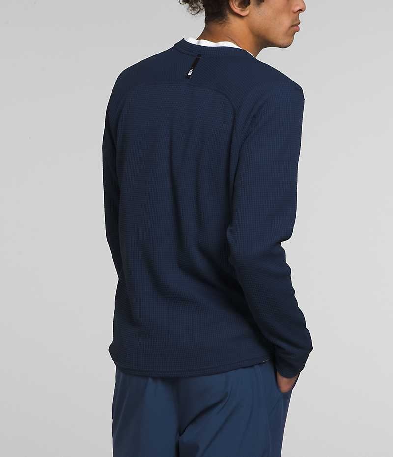 The North Face Canyon Fog Thermal Long Sleeve Henley Tişört Erkek Lacivert | ISTANBUL WJZI