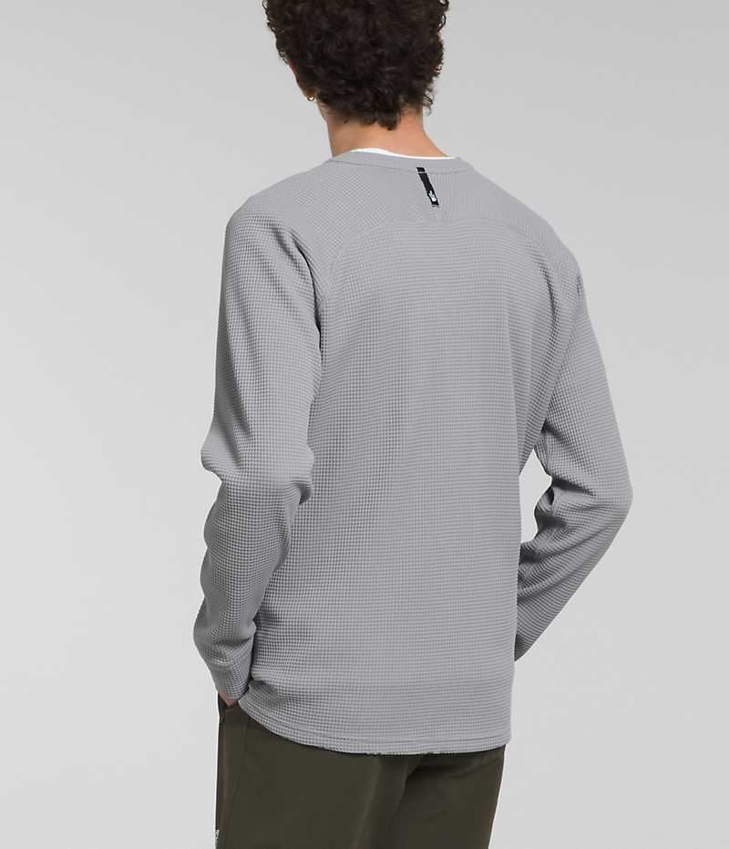 The North Face Canyon Fog Thermal Long Sleeve Sweatshirt Erkek Gri | ISTANBUL RWEI