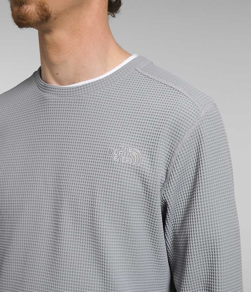 The North Face Canyon Fog Thermal Long Sleeve Sweatshirt Erkek Gri | ISTANBUL RWEI