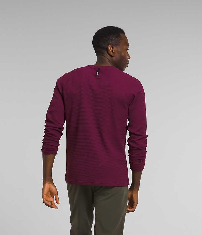 The North Face Canyon Fog Thermal Long Sleeve Sweatshirt Erkek Küpe Çiçeği | TÜRKIYE HLEJ