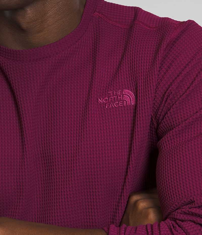 The North Face Canyon Fog Thermal Long Sleeve Sweatshirt Erkek Küpe Çiçeği | TÜRKIYE HLEJ