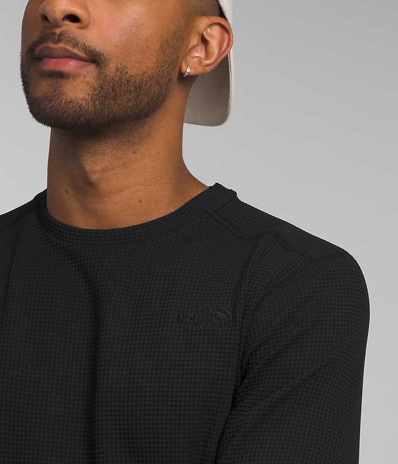 The North Face Canyon Fog Thermal Long Sleeve Sweatshirt Erkek Siyah | ISTANBUL YBNQ