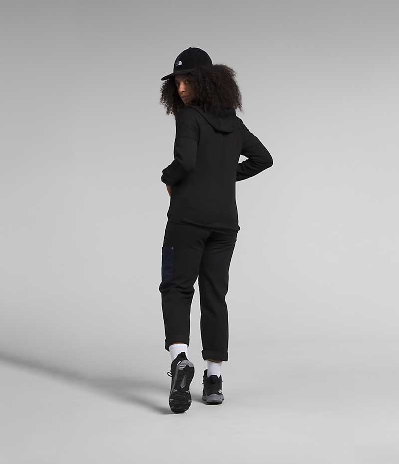 The North Face Canyonlands High Altitude Hoodie Polar Ceketler Kadın Siyah | ISTANBUL JCQX