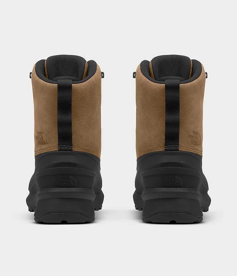 The North Face Chilkat V Dantel Su Geçirmez Kışlık Bot Erkek Kahverengi Siyah | TÜRKIYE XNKJ