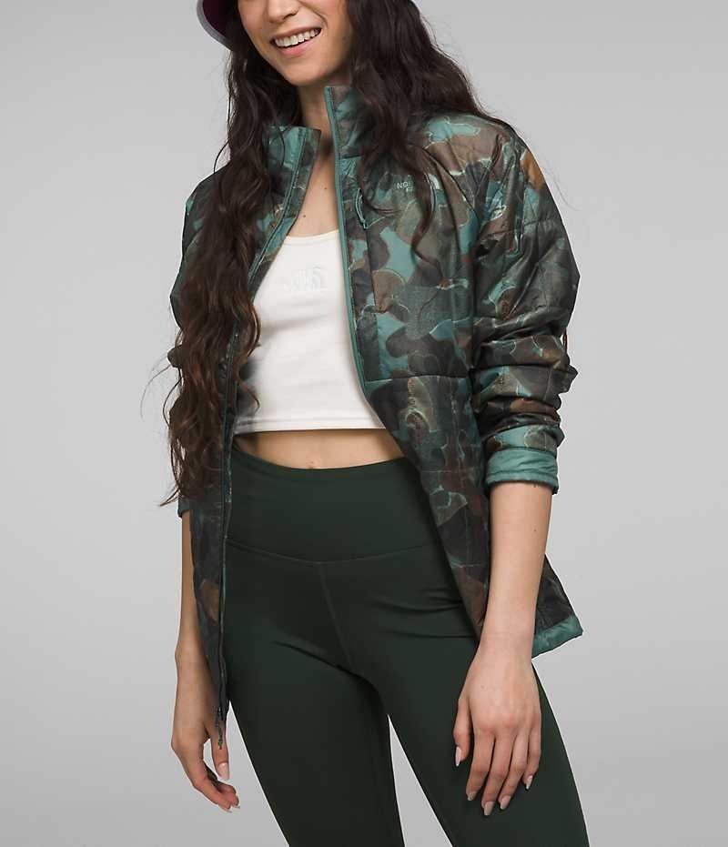 The North Face Circaloft Aşağı Ceket Kadın Camo | TÜRKIYE YNKQ