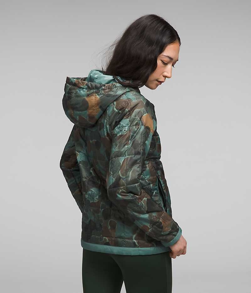 The North Face Circaloft ¼-Zip Pullover Aşağı Ceket Kadın Camo | TÜRKIYE XHZT
