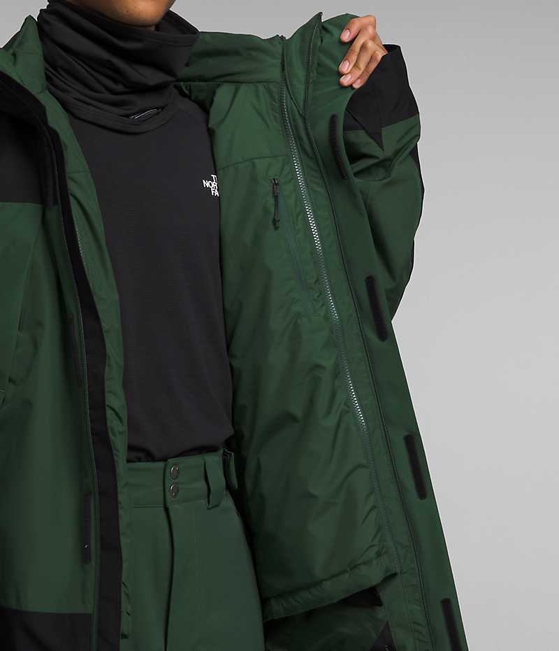 The North Face Clement Triclimate® Yalıtımlı Ceketler Erkek Yeşil Siyah | ISTANBUL DFVK
