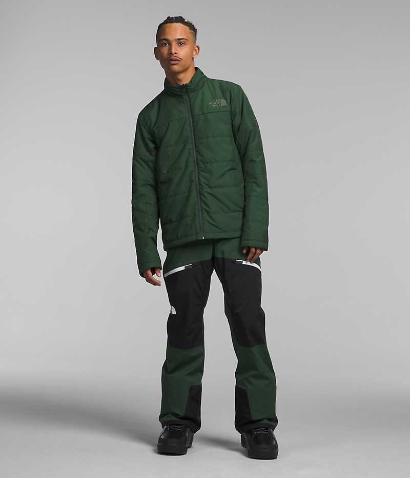The North Face Clement Triclimate® Yalıtımlı Ceketler Erkek Yeşil Siyah | ISTANBUL DFVK