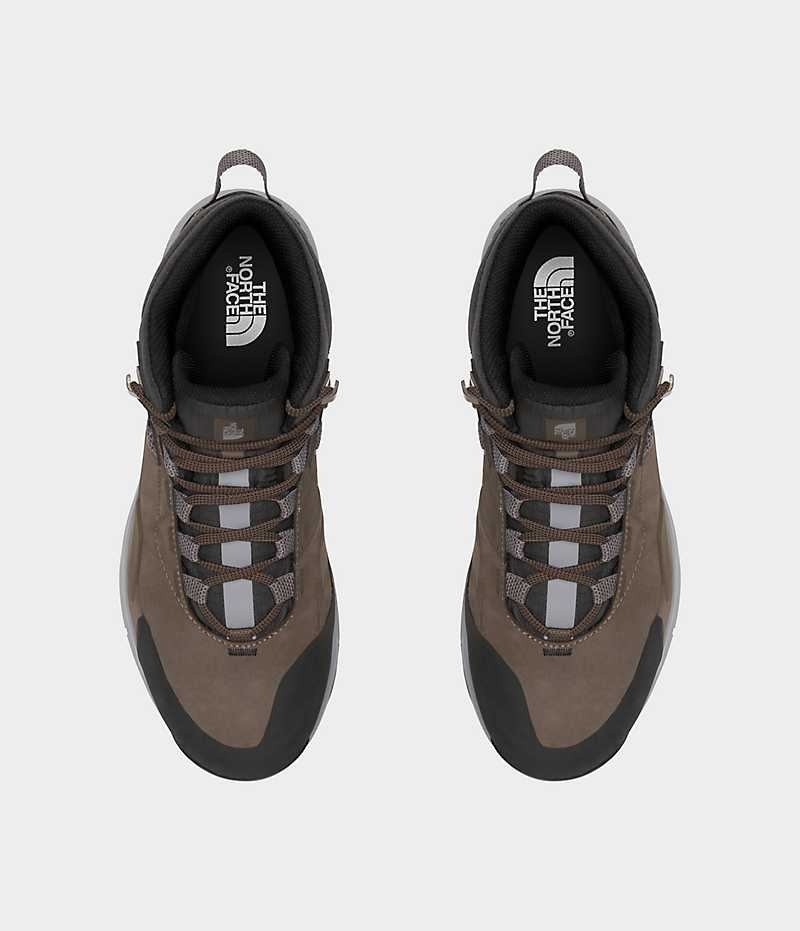 The North Face Cragstone Deri Mid Cut Su Geçirmez Yürüyüş Botu Erkek Kahverengi | TÜRKIYE CBRL