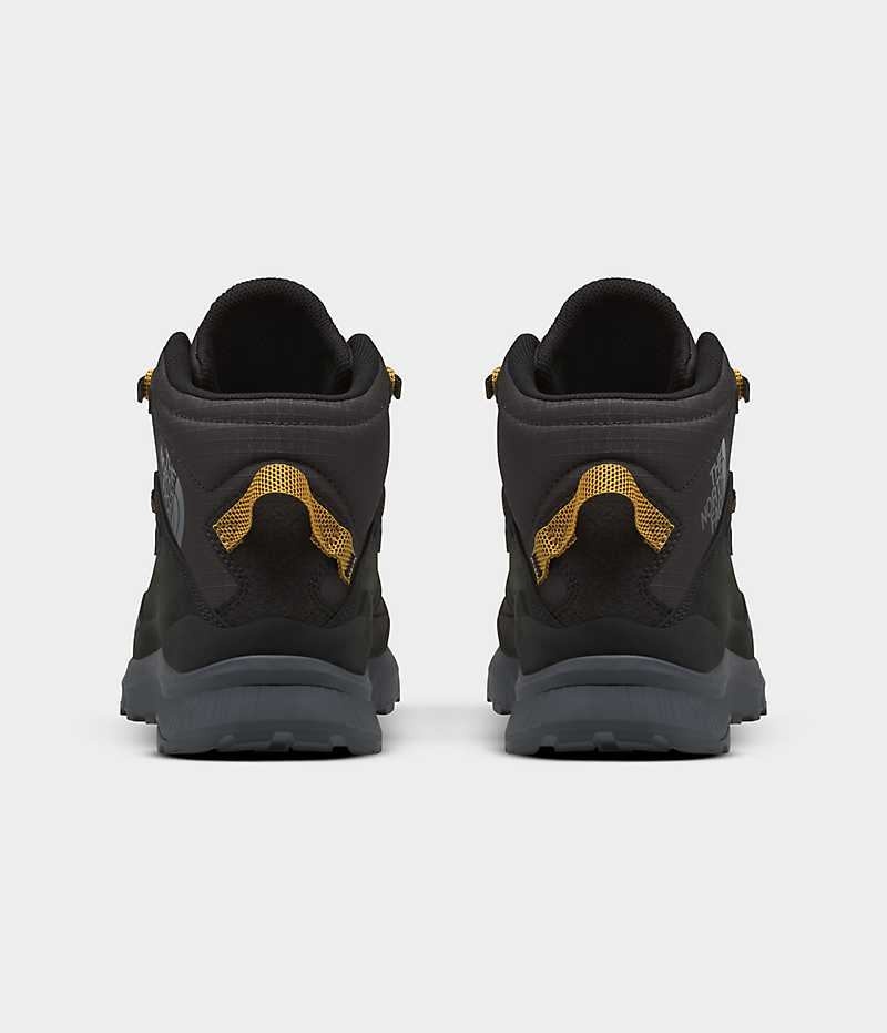 The North Face Cragstone Deri Mid Cut Su Geçirmez Yürüyüş Botu Erkek Siyah | ISTANBUL KQIX