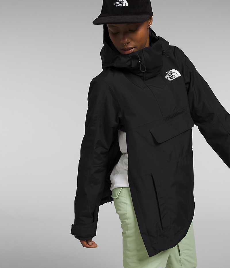 The North Face Driftview Anorak Yalıtımlı Ceketler Kadın Siyah | TÜRKIYE OSFZ