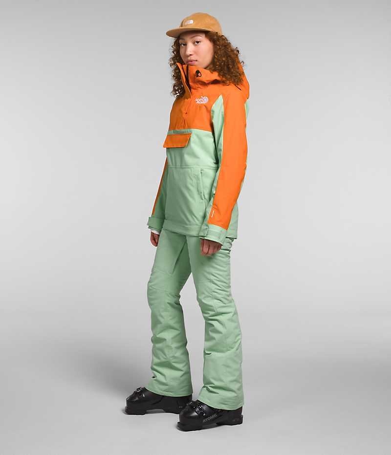 The North Face Driftview Anorak Yalıtımlı Ceketler Kadın Nane Turuncu | ISTANBUL MJFT