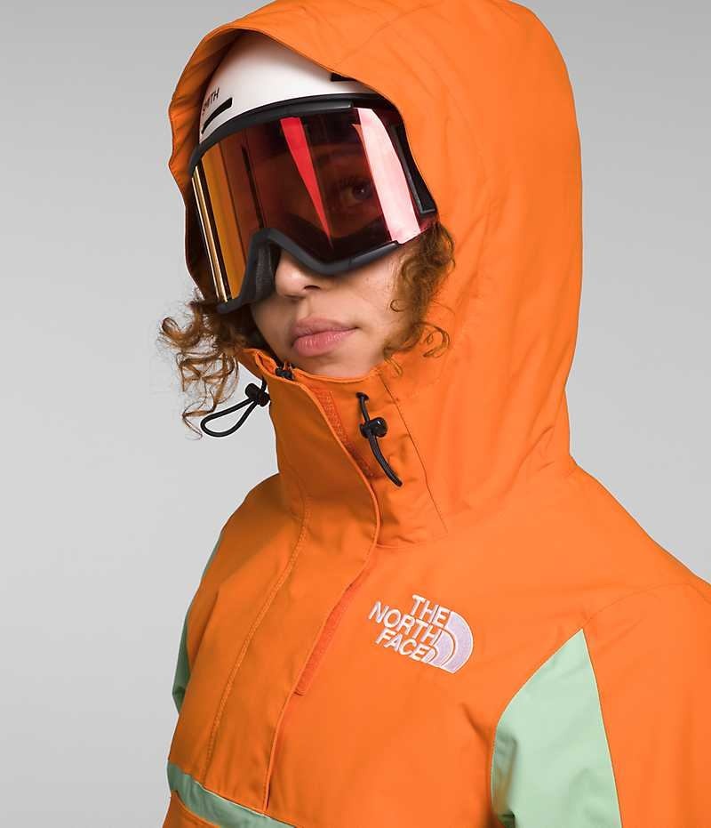 The North Face Driftview Anorak Yalıtımlı Ceketler Kadın Nane Turuncu | ISTANBUL MJFT