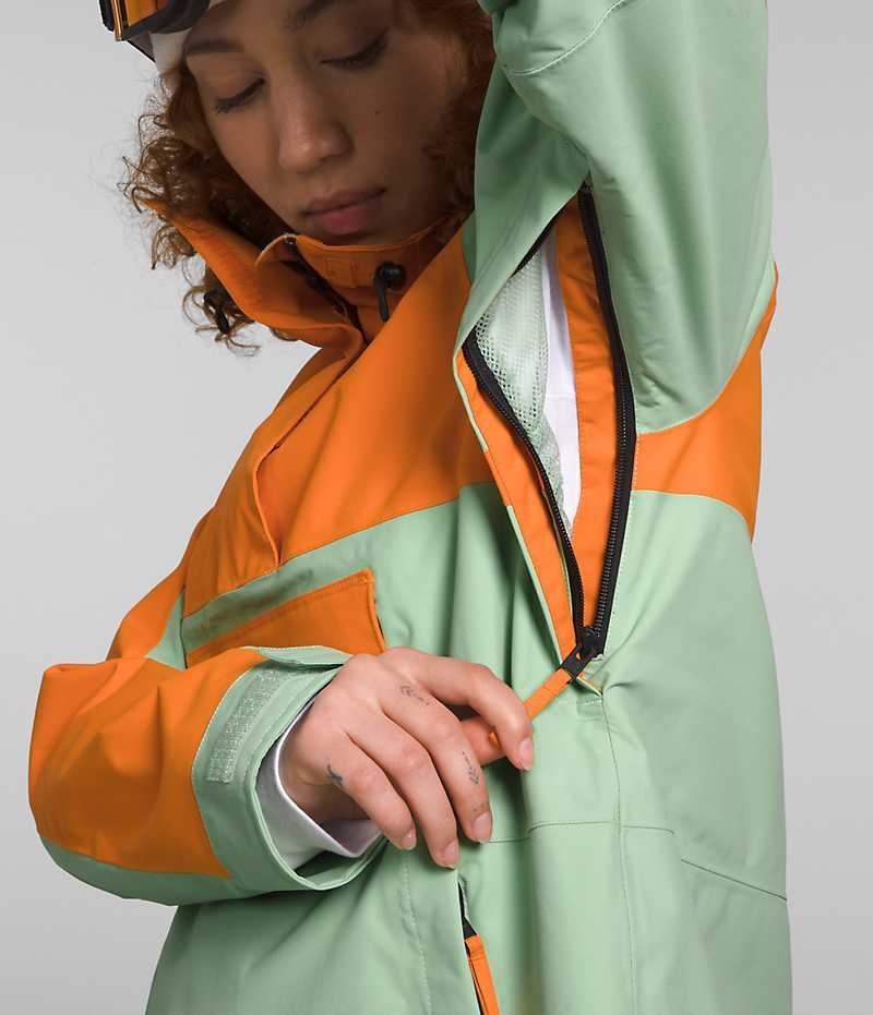 The North Face Driftview Anorak Yalıtımlı Ceketler Kadın Nane Turuncu | ISTANBUL MJFT