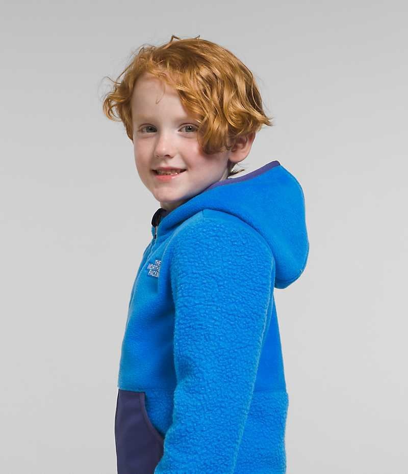 The North Face Forrest Full-Zip Hoodie Polar Ceketler Erkek Çocuk Mavi | TÜRKIYE NVPO