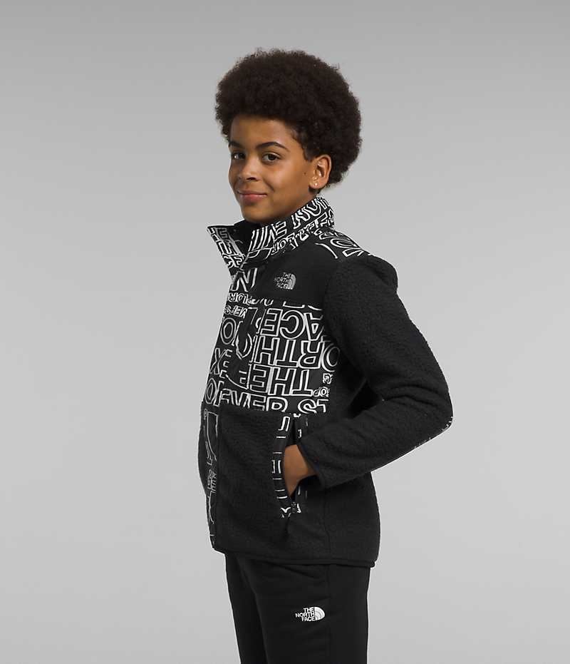 The North Face Forrest Mashup Polar Ceketler Erkek Çocuk Siyah | TÜRKIYE LZCP
