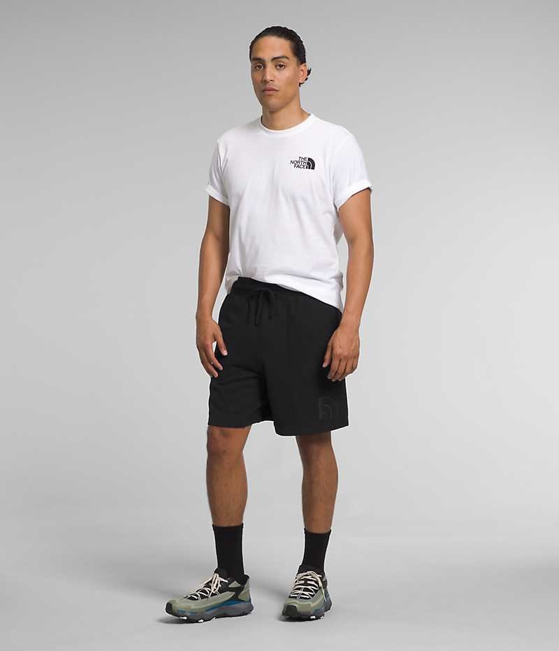 The North Face Garment Dye Fleece Şort Erkek Siyah | ISTANBUL HLXY