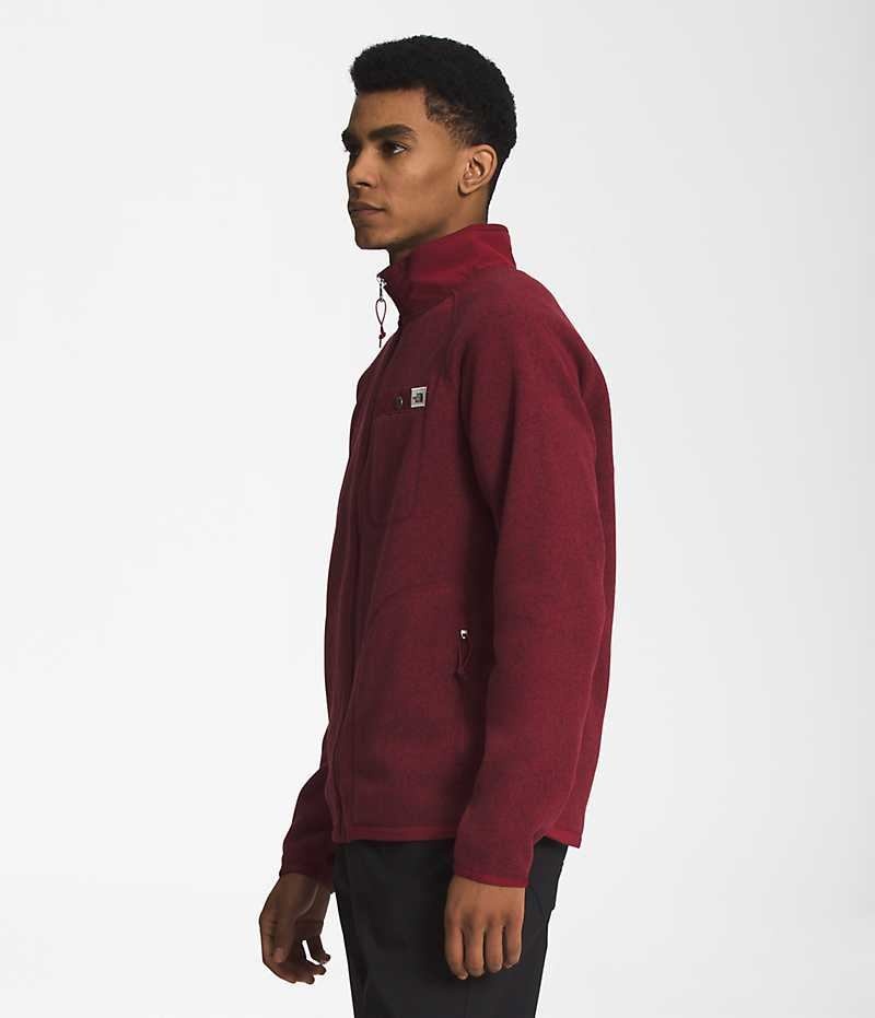 The North Face Gordon Lyons Full-Zip Polar Ceketler Erkek Kırmızı | TÜRKIYE TSCE