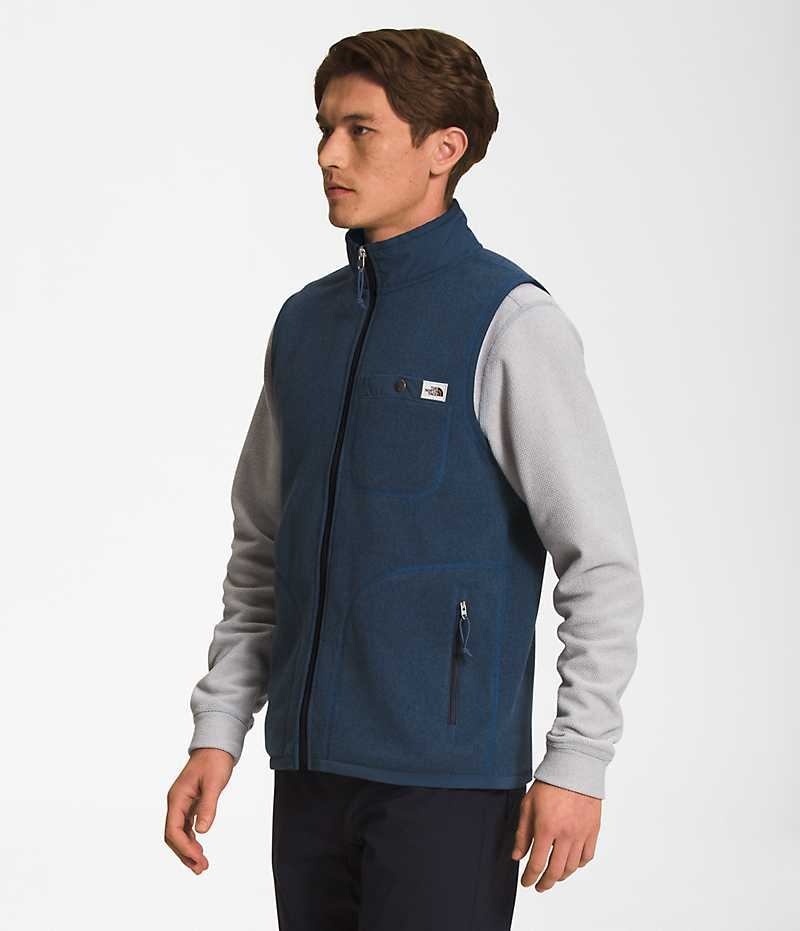 The North Face Gordon Lyons Full-Zip Yelek Erkek Mavi | ISTANBUL QOPS