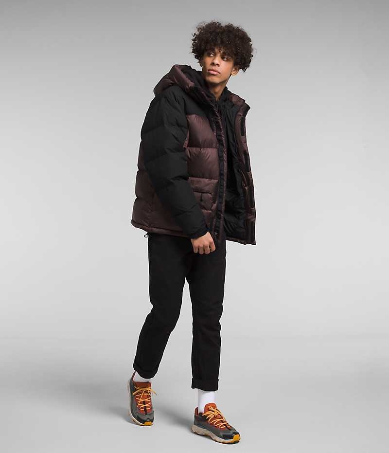 The North Face HMLYN Down Parka Erkek Bordo Siyah | TÜRKIYE COMN