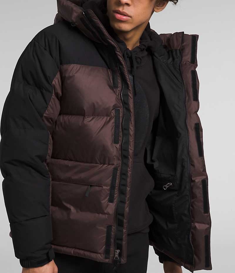 The North Face HMLYN Down Parka Erkek Bordo Siyah | TÜRKIYE COMN