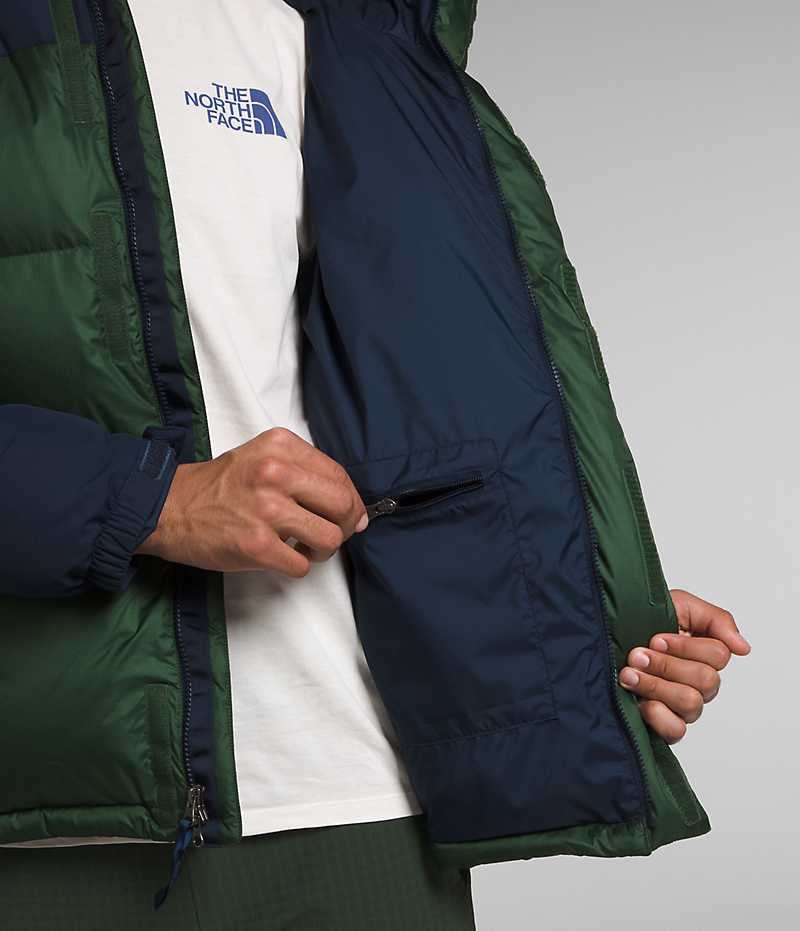 The North Face HMLYN Down Parka Erkek Yeşil Lacivert | TÜRKIYE PJVG
