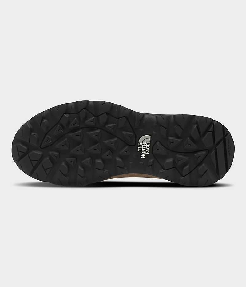The North Face Hedgehog 3 Mid Cut Su Geçirmez Yürüyüş Ayakkabısı Erkek Kahverengi Siyah | TÜRKIYE ZVIP