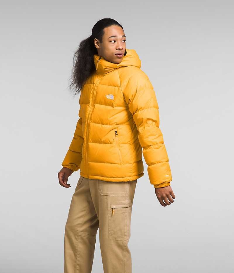 The North Face Hydrenalite™ Hoodie Aşağı Ceket Erkek Altın | TÜRKIYE TIVF