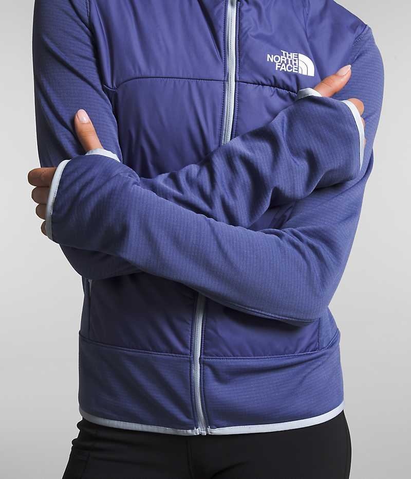 The North Face Kışlık Warm Pro Polar Ceketler Kadın Mavi | TÜRKIYE QIPM