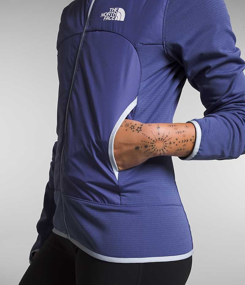 The North Face Kışlık Warm Pro Polar Ceketler Kadın Mavi | TÜRKIYE QIPM