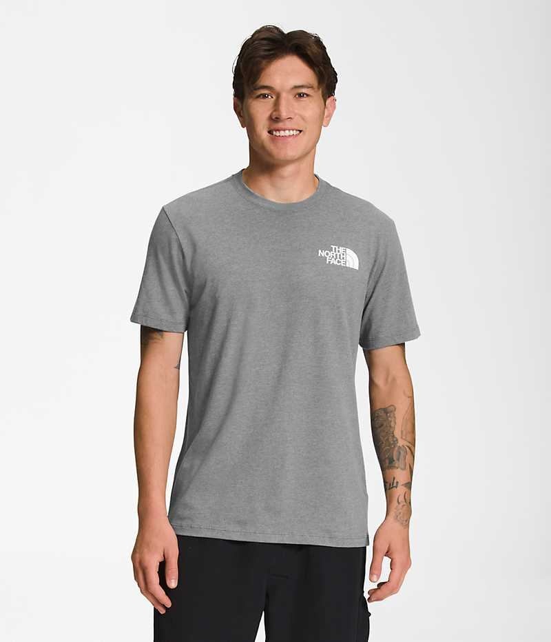 The North Face Kısa Sleeve Box NSE Tişört Erkek Gri | TÜRKIYE TCZV