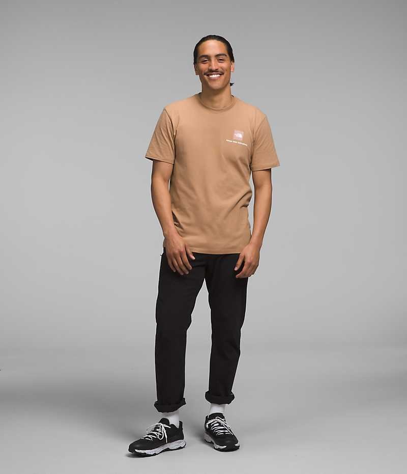 The North Face Kısa Sleeve Box NSE Tişört Erkek Haki | ISTANBUL YWZG