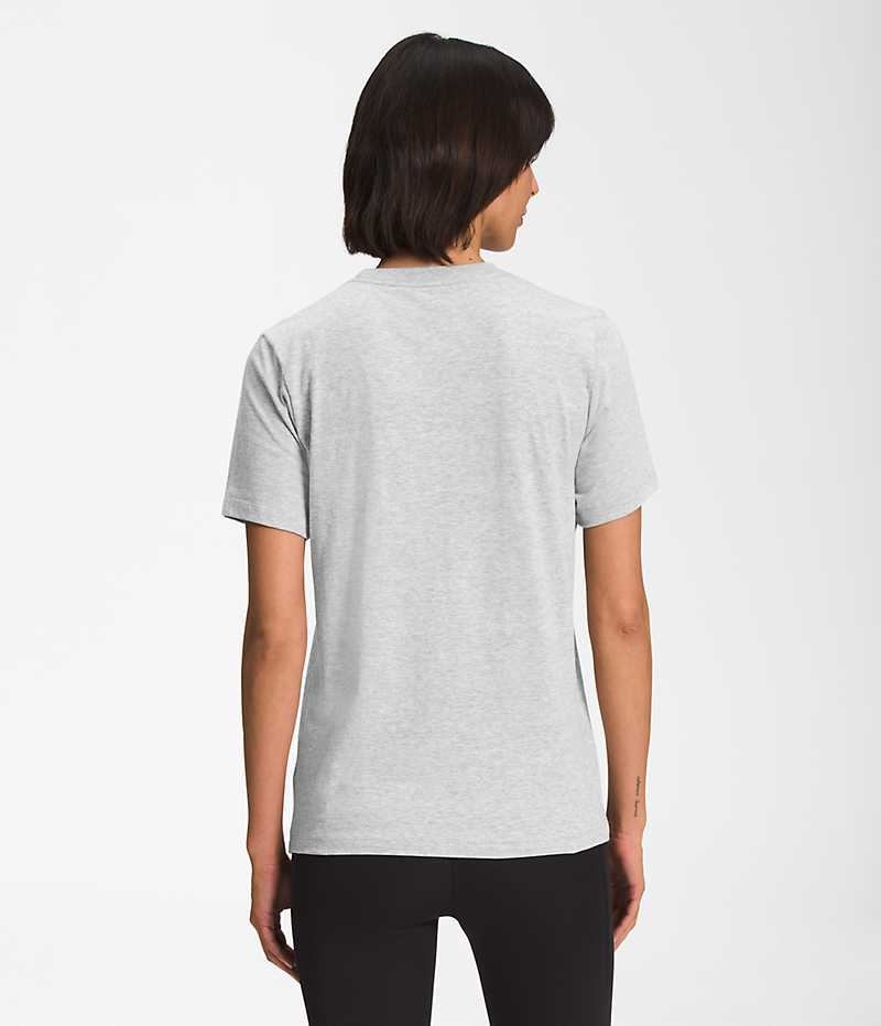The North Face Kısa Sleeve Brand Proud Tişört Kadın Açık Gri | TÜRKIYE EGBC