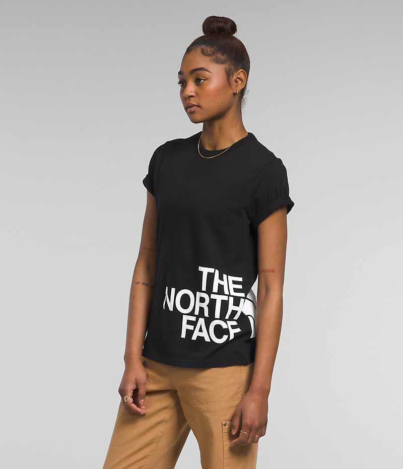 The North Face Kısa Sleeve Brand Proud Tişört Kadın Siyah | TÜRKIYE WVYA