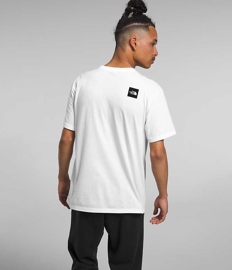 The North Face Kısa Sleeve Brand Proud Tişört Erkek Beyaz | ISTANBUL INKZ