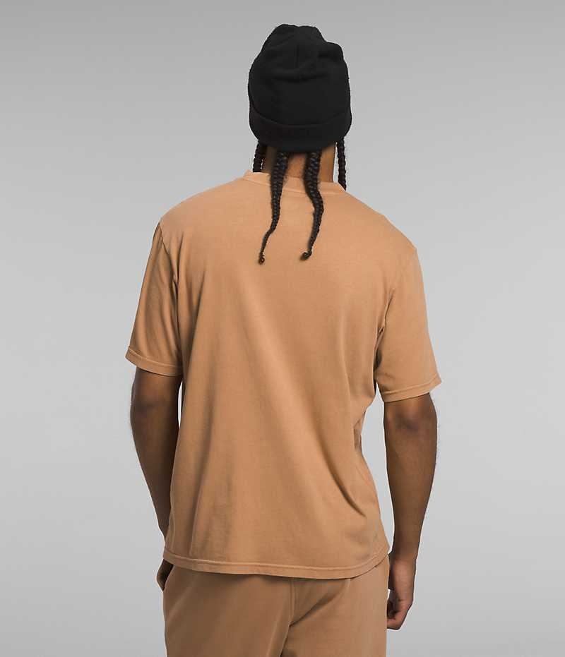 The North Face Kısa Sleeve Garment Dye Tişört Erkek Haki | ISTANBUL RDJA
