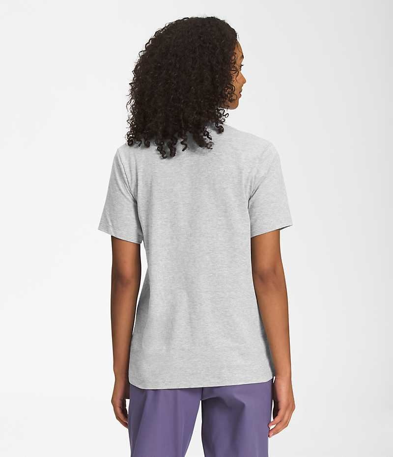The North Face Kısa Sleeve Half Dome Tişört Kadın Açık Gri | ISTANBUL COBS