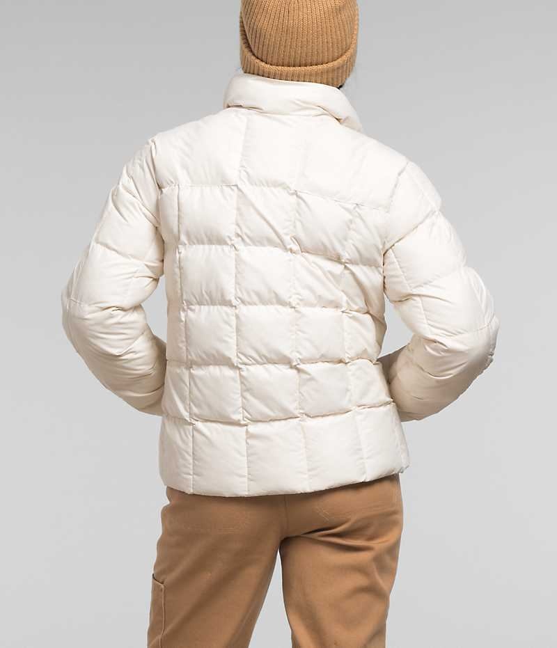 The North Face Lhotse Reversible Aşağı Ceket Kadın Beyaz | ISTANBUL EOYX