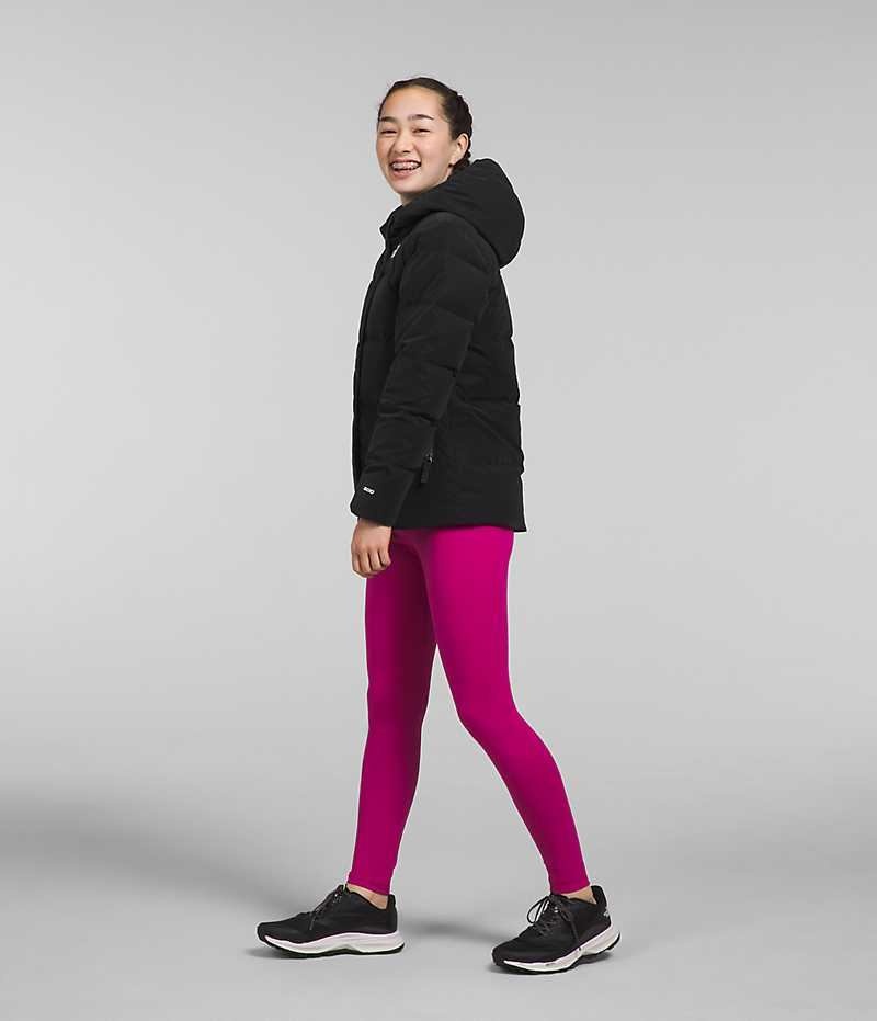 The North Face North Down Fleece-Astar Parka Kiz Çocuk Siyah | TÜRKIYE KBYZ