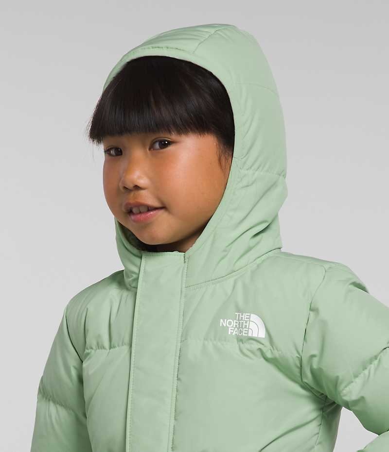 The North Face North Kukuletalı Aşağı Ceket Kiz Çocuk Nane | TÜRKIYE ELBS