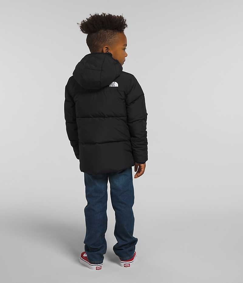 The North Face North Kukuletalı Aşağı Ceket Erkek Çocuk Siyah | TÜRKIYE RFLS